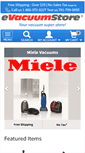 Mobile Screenshot of evacuumstore.com